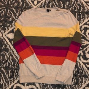 Talbots color block sweater